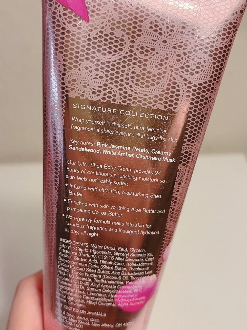 Bath & Body Works description bath